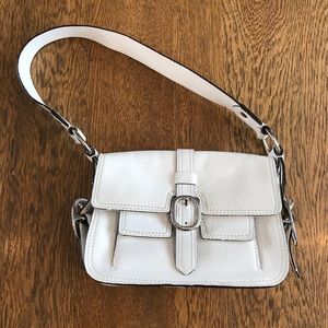 DKNY White Handbag Bag Purse Tote Pockets Strap